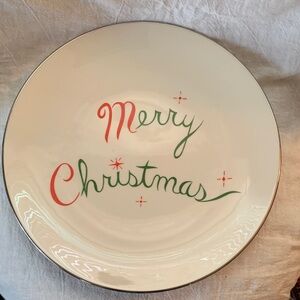 Triomphe MCM Merry Christmas Decorative Plate
Approximately 10” diameter